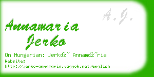 annamaria jerko business card